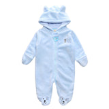 Winter Bear Style Hooded Jumpsuit