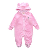 Winter Bear Style Hooded Jumpsuit