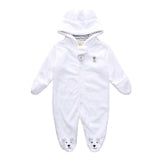 Winter Bear Style Hooded Jumpsuit