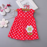 Flower Designs Cotton Dress