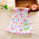 Flower Designs Cotton Dress