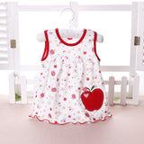 Flower Designs Cotton Dress