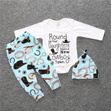 BABY BROTHER BEAR Outfit Set Romper + Trousers + Hat