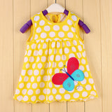 Flower Designs Cotton Dress