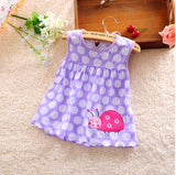 Flower Designs Cotton Dress