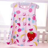 Flower Designs Cotton Dress